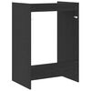 vidaXL Armoire pour machine &agrave; laver Ch&ecirc;ne noir 67,5 x 48 x 97 cm