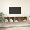 vidaXL Ensemble de meubles TV 2 pcs Ch&ecirc;ne artisanal Bois d'ing&eacute;nierie