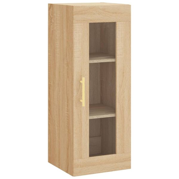 vidaXL Armoire murale ch&ecirc;ne sonoma 34,5x34x90 cm