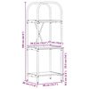 vidaXL &Eacute;tag&egrave;re Ch&ecirc;ne fum&eacute; 40 x 30 x 109 cm Bois d'ing&eacute;nierie