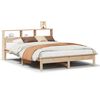 vidaXL Lit biblioth&egrave;que sans matelas 120x190 cm bois de pin massif