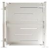 vidaXL Portail de jardin 100 x 100 cm en acier inoxydable