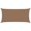 vidaXL Voile d'ombre Taupe 2,5 x 6 m HDPE
