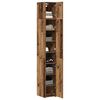 vidaXL Armoire de rangement 3 pcs Bois ancien 30 x 42,5 x 225 cm