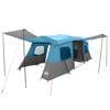 vidaXL 3 personne 3 personnes Bleu Polyester 185T avec rev&ecirc;tement PU