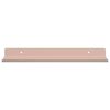vidaXL &Eacute;tag&egrave;re flottante 2 pcs Rose 30 x 9 x 2,5 cm Acier