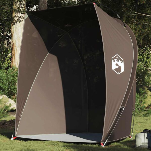 vidaXL Tente de p&ecirc;che marron imperm&eacute;able