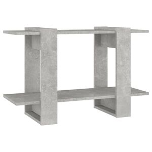 vidaXL Biblioth&egrave;que/S&eacute;parateur de pi&egrave;ce Gris b&eacute;ton 80x30x51 cm
