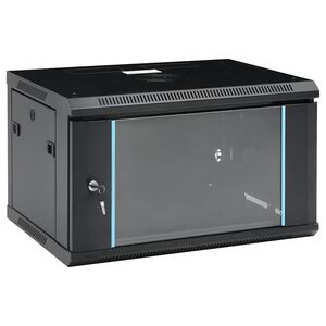 vidaXL Coffret de r&eacute;seau mural 6U 19" IP20 600x450x350 mm