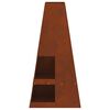 vidaXL Braise Marron 50 x 50 x 100 cm Acier