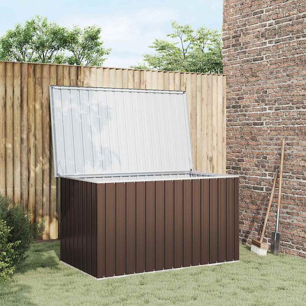 vidaXL Bo&icirc;te de rangement de jardin Marron 171x99x93 cm