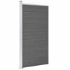 vidaXL Panneau de cl&ocirc;ture WPC 95x186 cm Gris