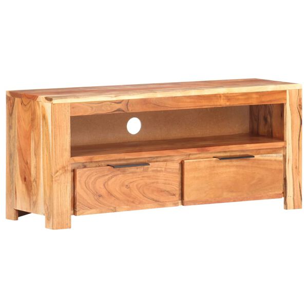 vidaXL Meuble TV 90x30x40 cm Bois d'acacia solide