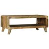 vidaXL Table basse Marron 90 x 50 x 35 cm Bois de mangue massif