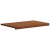 vidaXL Appui de fen&ecirc;tre Bois Brun 100 x 50 x 4,5 cm PVC