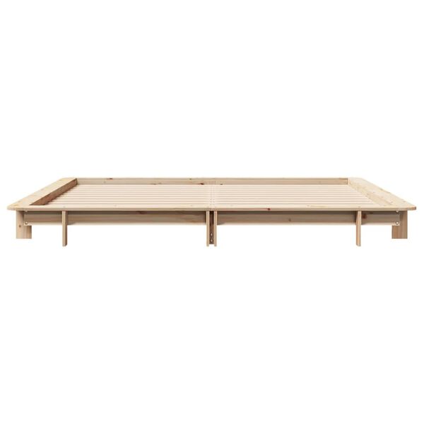 vidaXL Cadre de lit sans matelas 180x200 cm bois massif de pin