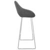 vidaXL Tabouret de bar Gris clair Velours