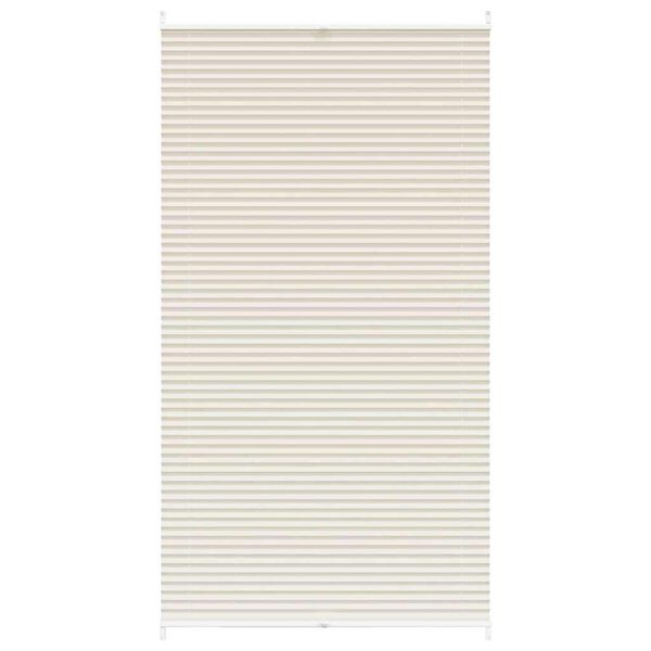 vidaXL Store pliss&eacute; 100x200 cm Cr&egrave;me