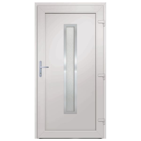 vidaXL Porte d'entr&eacute;e anthracite 98x190 cm PVC