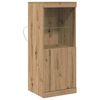 vidaXL Buffet LED Ch&ecirc;ne artisanal 41 x 37 x 100 cm Bois d'ing&eacute;nierie