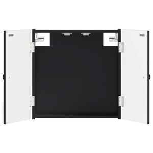 vidaXL Cabinet pour cible EDE Noir 52,5 x 10,5 x 53,5 cm
