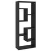 vidaXL &Eacute;tag&egrave;re murale Noir 36x16x90 cm Bois d'ing&eacute;nierie