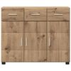 vidaXL Buffet Ch&ecirc;ne artisanal 88,5 x 30,5 x 73 cm Bois d'ing&eacute;nierie