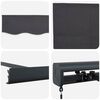 vidaXL Auvent r&eacute;tractable anthracite 4,5x3 m tissu et aluminium