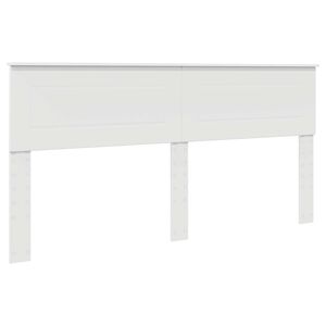 vidaXL T&ecirc;te de lit Blanc 200 cm Bois d'ing&eacute;nierie