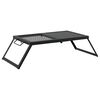 vidaXL Gril de camping pliable Noir 31,5 x 26,5 x 4 cm Acier alli&eacute;