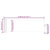 vidaXL Auvent lat&eacute;ral r&eacute;tractable de patio 80x300 cm Gris
