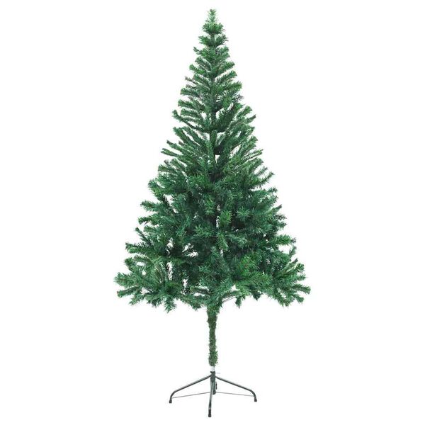 vidaXL Arbre de Noël artificiel pré-éclairé/boules 180 cm 564 branches