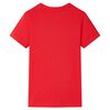 T-shirt pour enfants rouge 104