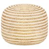 vidaXL Pouf fait &agrave; la main 45x30 cm Jute