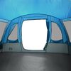 vidaXL Tente familiale tunnel 8 personnes bleu imperm&eacute;able