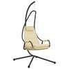 vidaXL Chaise suspendue Beige 94 x 107 x 196,5 cm Acier