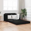 vidaXL Canap&eacute;-Lit 110cm Noir tissu