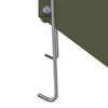 vidaXL Distributeur pour lapins Vert olive 17,5 x 26 x 28,5 cm
