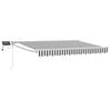 vidaXL Store r&eacute;tractable manuel avec LEDs 2,5 x 2 m