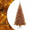 vidaXL Sapin de No&euml;l Dor&eacute; 180 cm PET