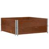 vidaXL Jardini&egrave;re marron 100x100 cm bois massif de pin