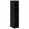 vidaXL Armoire suspendue Riga Chêne noir 20 x 29,5 x 100 cm