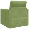 vidaXL Canap&eacute;-Lit Vert clair 74 x 77 x 81 cm Velours