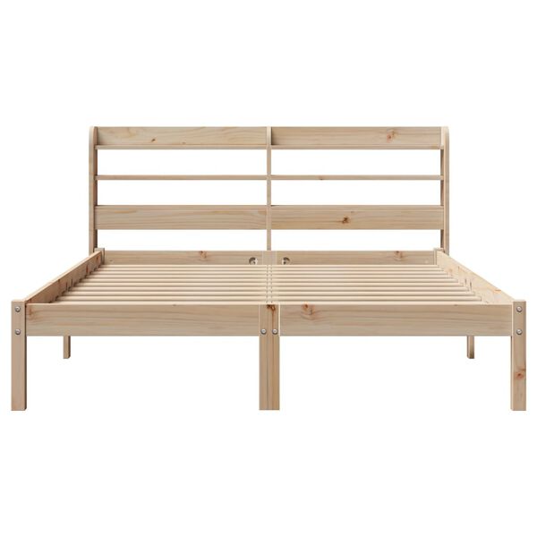 vidaXL Cadre de lit sans matelas 150x200 cm bois de pin massif