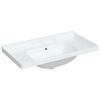 vidaXL &Eacute;vier salle de bain blanc 91,5x48x23 cm rectangulaire c&eacute;ramique