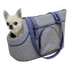 Kerbl Sac de transport pour animaux de compagnie Marie Gris et bleu