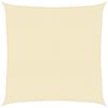 vidaXL Voile d'ombrage 160 g/m&sup2; Cr&egrave;me 5x5 m PEHD