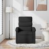 vidaXL Fauteuil de massage inclinable Noir Tissu