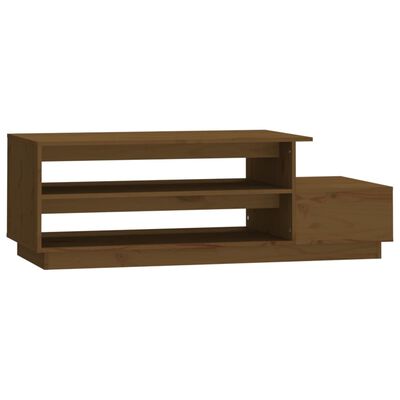 Table Basse Marron 90 X 50 X 45 Cm Bois De Teck Solide VidaXL