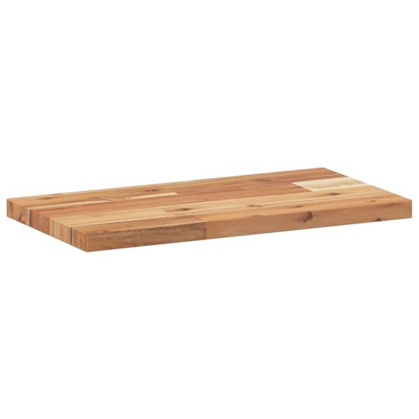 vidaXL &Eacute;tag&egrave;res flottantes 2 pcs 40x20x2 cm acacia massif &agrave; l'huile